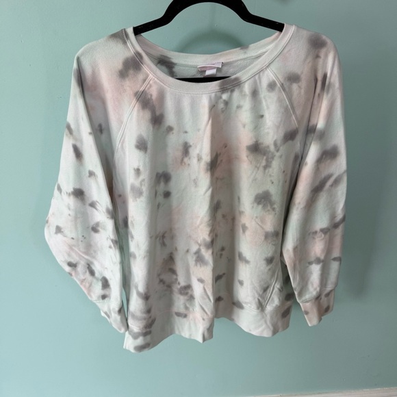 Isabel Maternity By Ingrid & Isabel Tie-Dye Women's Sweatshirt Size Large - Picture 2 of 7